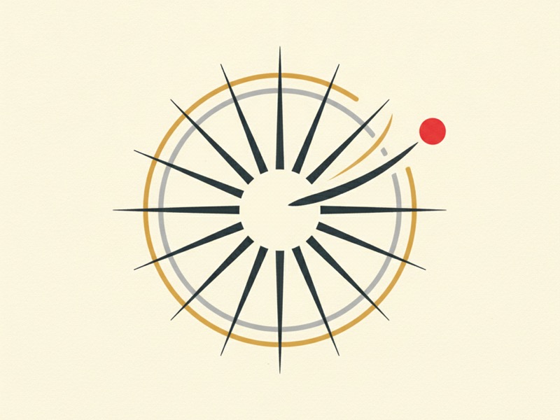 Generated icon and SVG prompt example with ink strokes and one poppy accent